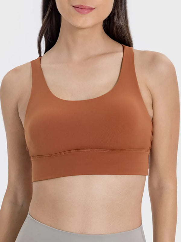 Crew Neck Crisscross Top