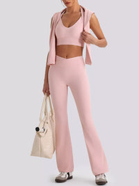 Conjunto Seamless Top Cruzado y Legging