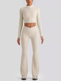 Conjunto Seamless Top Cruzado y Legging