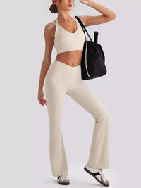 Conjunto Seamless Top Cruzado y Legging