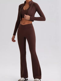 Conjunto Seamless Top Cruzado y Legging