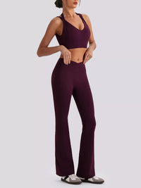Conjunto Seamless Top Cruzado y Legging