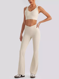 Conjunto Seamless Top Cruzado y Legging