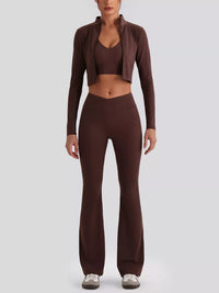 Conjunto Seamless Top Cruzado y Legging