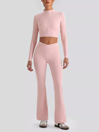 Conjunto Seamless Top Cruzado y Legging
