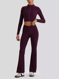 Conjunto Seamless Top Cruzado y Legging
