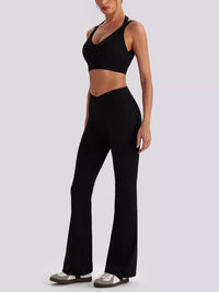 Conjunto Seamless Top Cruzado y Legging
